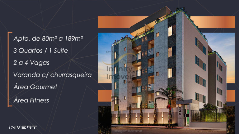 Imagem Apartamento com 3 Quartos à Venda, 80 m² em Cabral - Contagem Imagem Apartamento com 3 Quartos à Venda, 80 m² em Cabral - Contagem