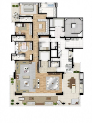 Imagem Apartamento com 4 Quartos à Venda, 283 m² em Moema - São Paulo