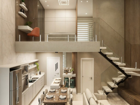 Imagem Apartamento com 1 Quarto à Venda, 52 m² em Mercês - Curitiba Imagem Apartamento com 1 Quarto à Venda, 52 m² em Mercês - Curitiba