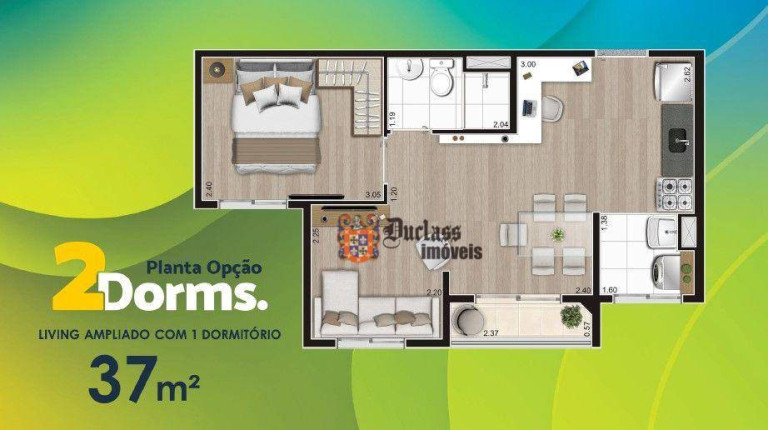 Imagem Apartamento com 2 Quartos à Venda, 37 m² em Parque Ipê - São Paulo Imagem Apartamento com 2 Quartos à Venda, 37 m² em Parque Ipê - São Paulo