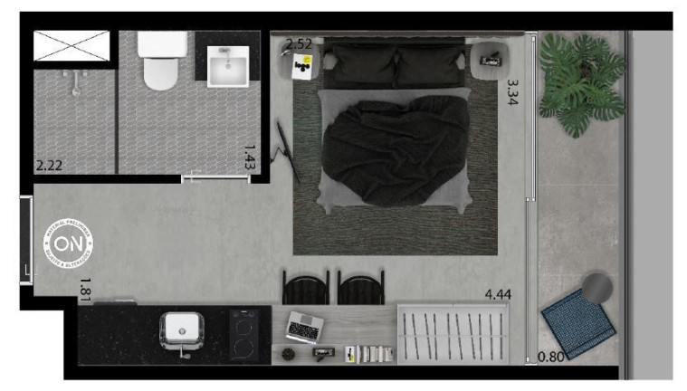 Imagem Imóvel com 1 Quarto à Venda, 31 m² em Vila Olímpia - São Paulo