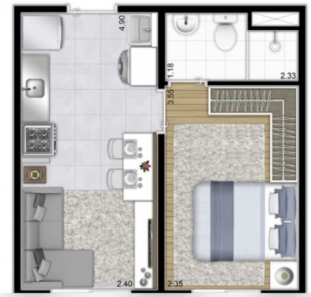 Imagem Apartamento com 2 Quartos à Venda, 32 m² em Vila Ema - São Paulo Imagem Apartamento com 2 Quartos à Venda, 32 m² em Vila Ema - São Paulo