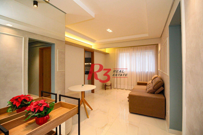 Apartamento com 2 Quartos à Venda, 56 m² em Aparecida - Santos