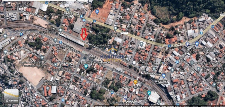 Imagem Terreno à Venda, 1.572 m² em Centro - Ibirité