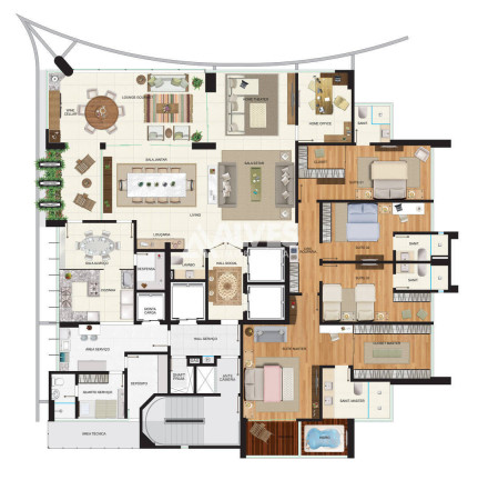 Imagem Apartamento com 4 Quartos à Venda, 321 m² em Santa Mônica - Feira De Santana Imagem Apartamento com 4 Quartos à Venda, 321 m² em Santa Mônica - Feira De Santana