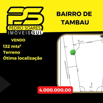 Terreno à Venda, 132 m² em Tambaú - João Pessoa