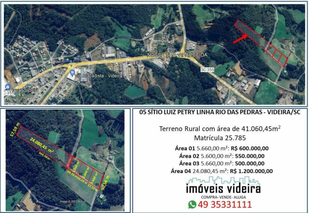 Imagem Chácara à Venda, em Rio Das Pedras - Videira Imagem Chácara à Venda, em Rio Das Pedras - Videira