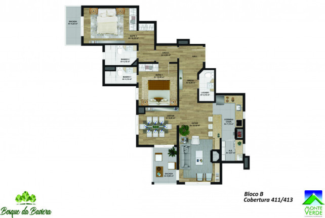 Imagem Apartamento com 1 Quarto à Venda, 50 m² em Bavaria - Gramado Imagem Apartamento com 1 Quarto à Venda, 50 m² em Bavaria - Gramado