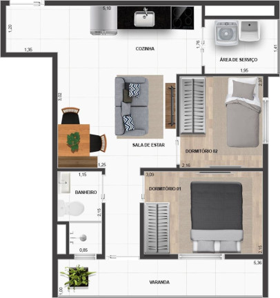 Imagem Apartamento com 1 Quarto à Venda, 41 m² em Penha De França - São Paulo