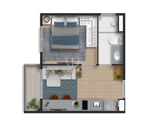 Imagem Apartamento com 1 Quarto à Venda, 28 m² em Vila Romana - São Paulo