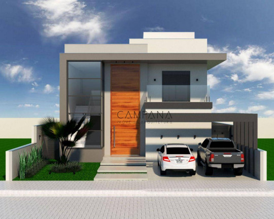 Casa de Condomínio com 4 Quartos à Venda, 289 m² em Massaguaçu - Caraguatatuba