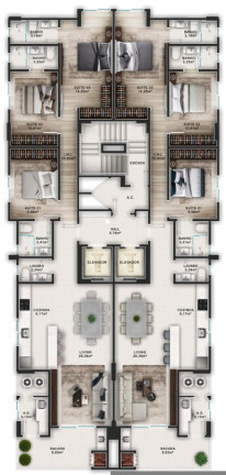Imagem Apartamento com 3 Quartos à Venda, 124 m² em Meia Praia - Itapema Imagem Apartamento com 3 Quartos à Venda, 124 m² em Meia Praia - Itapema