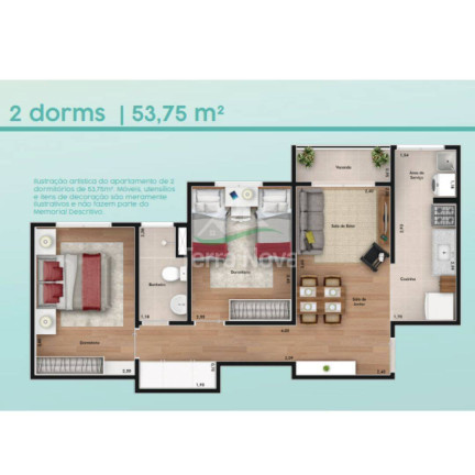 Imagem Apartamento com 2 Quartos à Venda, em Santa Gertrudes - Jundiaí Imagem Apartamento com 2 Quartos à Venda, em Santa Gertrudes - Jundiaí