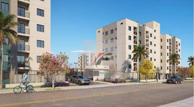 Apartamento com 2 Quartos à Venda, 47 m² em Cidade Industrial - Curitiba