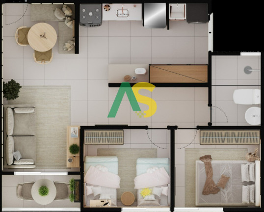Imagem Imóvel com 2 Quartos à Venda, 49 m² em Desterro - Abreu E Lima Imagem Imóvel com 2 Quartos à Venda, 49 m² em Desterro - Abreu E Lima