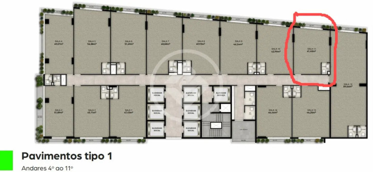 Imagem Sala Comercial à Venda, 41 m² em Opus Geo 136 - Goiânia Imagem Sala Comercial à Venda, 41 m² em Opus Geo 136 - Goiânia
