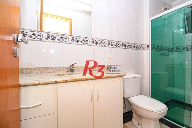 Imagem Apartamento com 3 Quartos para Alugar, 101 m² em Embaré - Santos