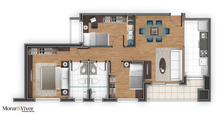 Imagem Apartamento com 3 Quartos à Venda, 120 m² em Cristo Rei - Curitiba