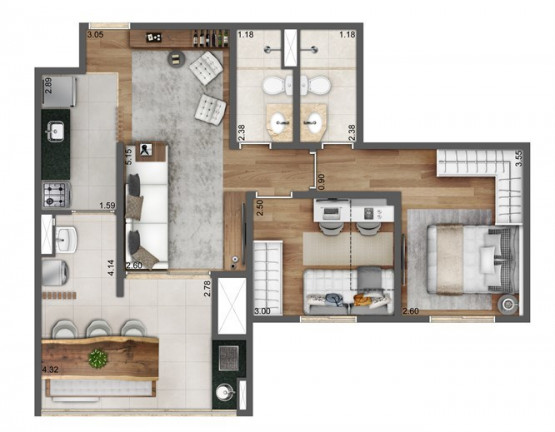 Imagem Apartamento com 2 Quartos à Venda, 64 m² em Santana - São Paulo Imagem Apartamento com 2 Quartos à Venda, 64 m² em Santana - São Paulo