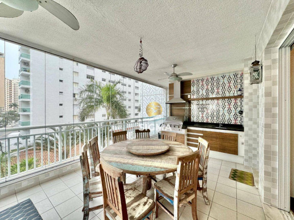Imagem Apartamento com 3 Quartos à Venda, 130 m² em Jardim Astúrias - Guarujá