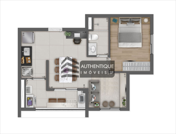 Imagem Apartamento com 2 Quartos à Venda, 49 m² em Perdizes - São Paulo