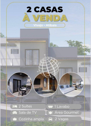 Imagem Casa com 2 Quartos à Venda, 80 m² em Vivejo - Atibaia Imagem Casa com 2 Quartos à Venda, 80 m² em Vivejo - Atibaia