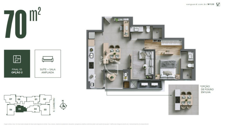 Imagem Apartamento com 2 Quartos à Venda, 70 m² em Glória - Joinville Imagem Apartamento com 2 Quartos à Venda, 70 m² em Glória - Joinville