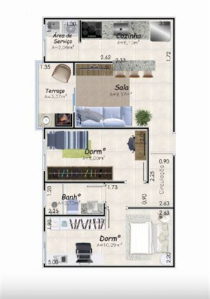 Imagem Apartamento com 2 Quartos à Venda, 53 m² em Caiçara - Praia Grande Imagem Apartamento com 2 Quartos à Venda, 53 m² em Caiçara - Praia Grande