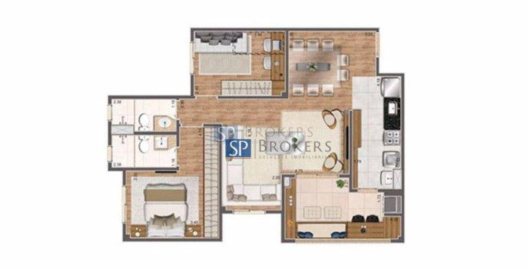 Imagem Apartamento com 2 Quartos à Venda, 64 m² em Botafogo - Campinas Imagem Apartamento com 2 Quartos à Venda, 64 m² em Botafogo - Campinas