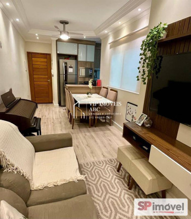 Apartamento com 2 Quartos à Venda, 56 m² em Jardim Santo Antônio - Santo André
