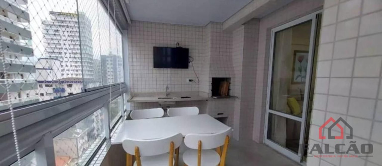 Imagem Apartamento com 3 Quartos à Venda, 137 m² em Canto Do Forte - Praia Grande