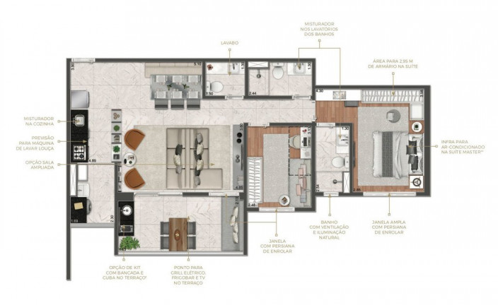 Imagem Apartamento com 3 Quartos à Venda, 83 m² em Santo Amaro - São Paulo