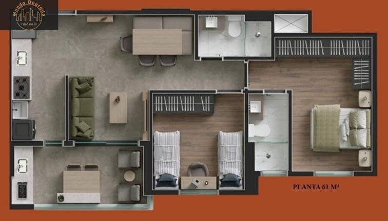 Imagem Apartamento com 2 Quartos à Venda, 61 m² em Centro - São Bernardo Do Campo
