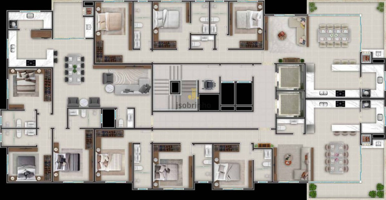 Apartamento com 3 Quartos à Venda, 125 m² em Meia Praia - Itapema