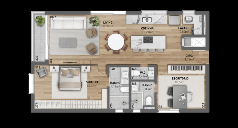 Imagem Apartamento com 2 Quartos à Venda, 123 m² em Auxiliadora - Porto Alegre