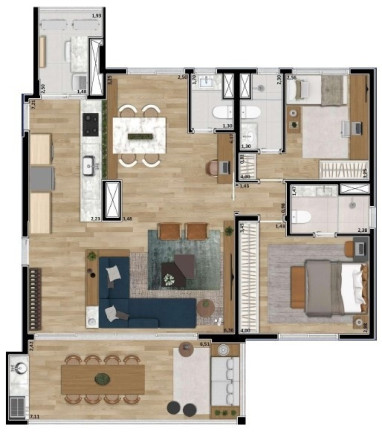 Imagem Apartamento com 3 Quartos à Venda, 116 m² em Parque Da Mooca - São Paulo Imagem Apartamento com 3 Quartos à Venda, 116 m² em Parque Da Mooca - São Paulo