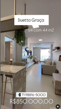 Imagem Apartamento com 1 Quarto à Venda, 50 m² em Graça - Salvador Imagem Apartamento com 1 Quarto à Venda, 50 m² em Graça - Salvador