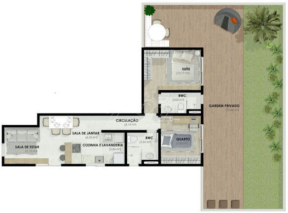 Imagem Apartamento com 2 Quartos à Venda, 45 m² em Bacacheri - Curitiba Imagem Apartamento com 2 Quartos à Venda, 45 m² em Bacacheri - Curitiba