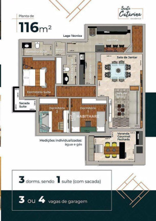 Imagem Apartamento com 3 Quartos à Venda, 116 m² em Nova América - Piracicaba Imagem Apartamento com 3 Quartos à Venda, 116 m² em Nova América - Piracicaba