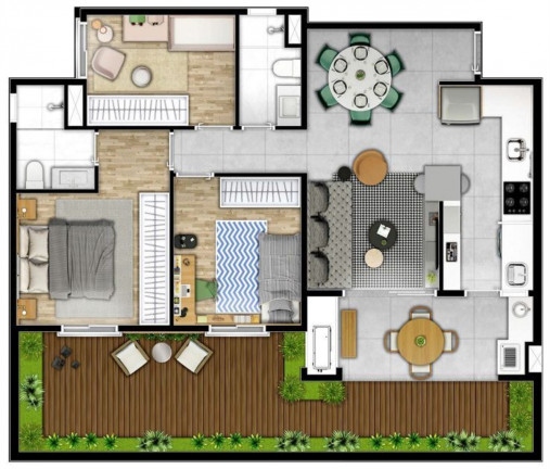 Imagem Imóvel com 2 Quartos à Venda, 93 m² em Swiss Park - Campinas Imagem Imóvel com 2 Quartos à Venda, 93 m² em Swiss Park - Campinas