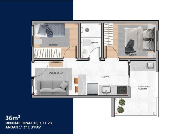 Imagem Imóvel com 1 Quarto à Venda, 27 m² em Vila Carrão - São Paulo