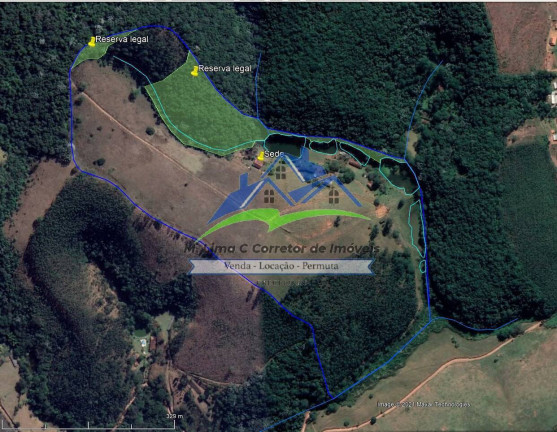 Chácara com 3 Quartos à Venda, 240.000 m² em Zona Rural Nazaré - Nazaré Paulista