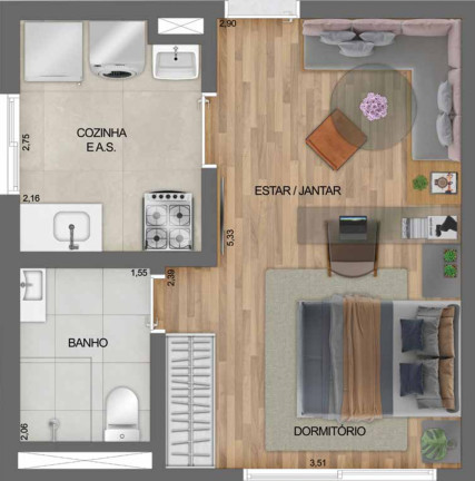 Imagem Imóvel com 1 Quarto à Venda, 26 m² em Vila Prudente - São Paulo Imagem Imóvel com 1 Quarto à Venda, 26 m² em Vila Prudente - São Paulo
