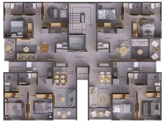 Imagem Apartamento com 2 Quartos à Venda, 52 m² em Jardim Cidade Universitária - João Pessoa
