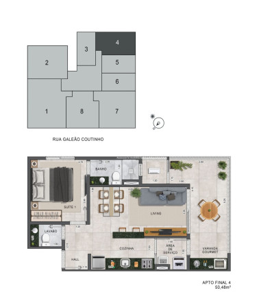Imagem Apartamento com 1 Quarto à Venda, 50 m² em Itaguá - Ubatuba Imagem Apartamento com 1 Quarto à Venda, 50 m² em Itaguá - Ubatuba