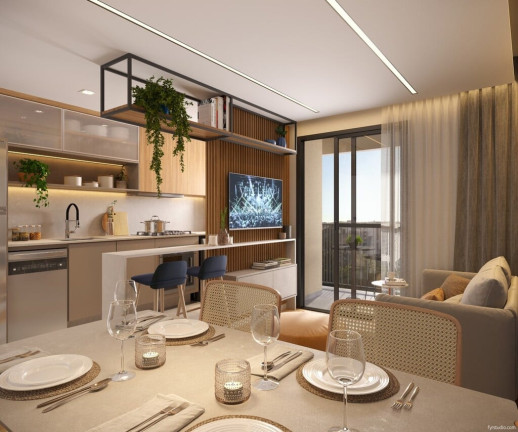 Imagem Apartamento com 2 Quartos à Venda, 52 m² em Hauer - Curitiba