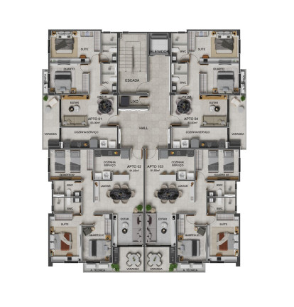 Imagem Apartamento com 2 Quartos à Venda, 63 m² em Poço - Cabedelo