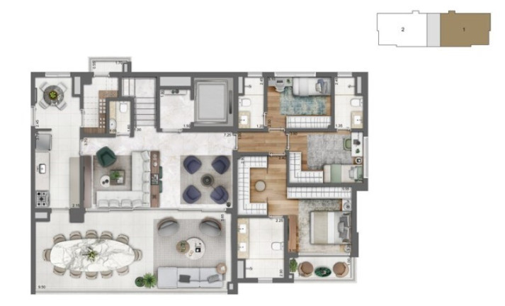 Imagem Apartamento com 3 Quartos à Venda, 165 m² em Campo Belo - São Paulo