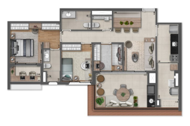 Imagem Apartamento com 3 Quartos à Venda, 141 m² em Vila Clementino - São Paulo Imagem Apartamento com 3 Quartos à Venda, 141 m² em Vila Clementino - São Paulo