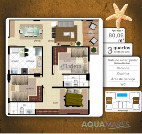 Imagem Apartamento com 3 Quartos à Venda, 68 m² em Intermares - Cabedelo